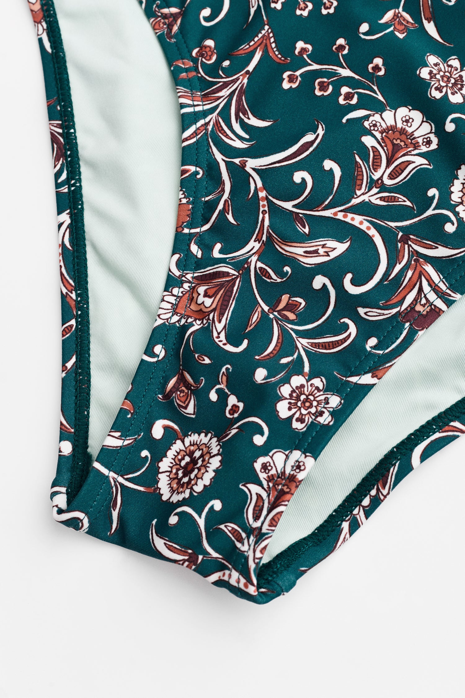 Bikini fleuri avec bretelles ajustablesTaille haute