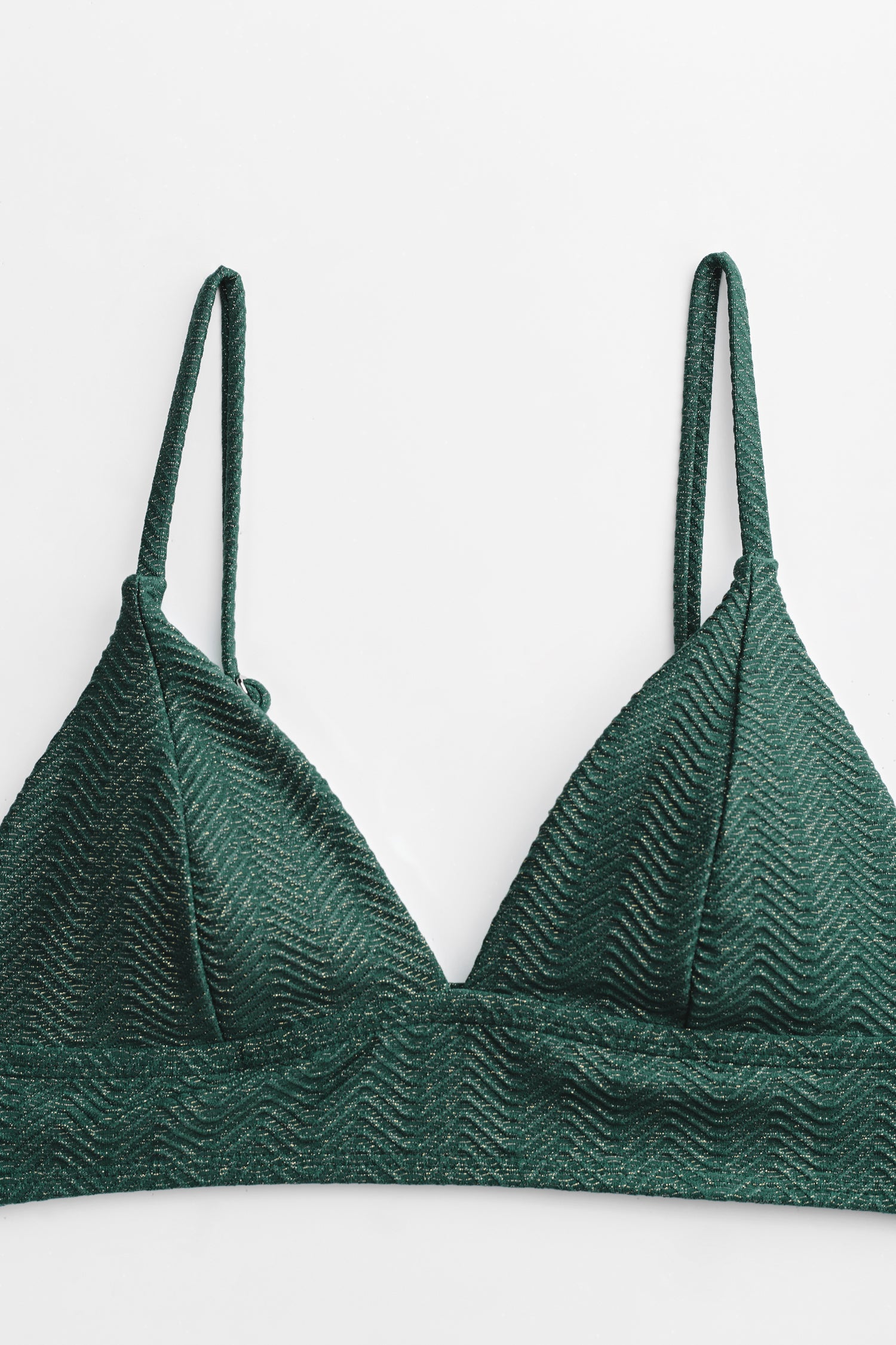 Bikini vert à col en V et hipster taille moyenne🔥HOT
