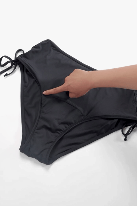 Maillot de bain une pièce menstruel à col cœurMenstruelle 